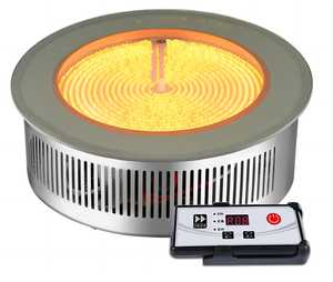 Cuisinière <span class=keywords><strong>électrique</strong></span> en céramique commerciale, cuisinière infrarouge ronde, brûleur unique, <span class=keywords><strong>plaque</strong></span> chauffante à induction, équipement <span class=keywords><strong>de</strong></span> <span class=keywords><strong>cuisson</strong></span> sans rayonnement - Product Image 1