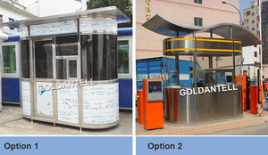 Tùy chỉnh xách tay thép không gỉ an ninh cabin prefab Thiết kế ngoài trời cho văn phòng xây dựng Mall nhà công viên sử dụng - Product Image 5