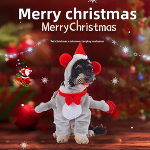 Ropa Navideña para Perros Estilo Europeo y Americano |   Traje Divertido Premium para Mascotas |   Ropa Festiva Original para Perros Medianos - Product Image 1