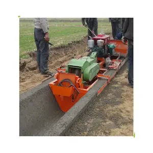 Self propelled Channel lining machine Water conservancy engineering equipment U shaped concrete channel lining device
