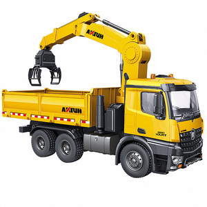 Camiones RC <span class=keywords><strong>HUINA</strong></span> <span class=keywords><strong>1575</strong></span> 1/14 Grúa Forestal con Garra para Adultos, Modelo de Camión Volquete, Juguete con Radio 2.4G, Batería de 1200MAH, Juguetes para Niños, Gran Venta - Product Image 3