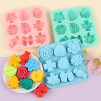 Moule en silicone à 9 cavités pour citrouille d'Halloween avec motifs feuille de noyer, érable, rose, tournesol, résistant à la chaleur pour la cuisson de bonbons, puddings et gâteaux DIY
