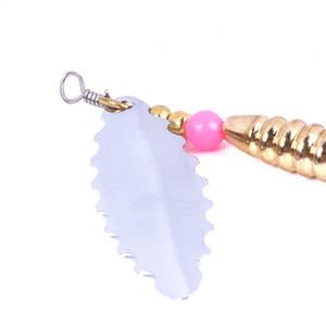 طعم صيد سمك جيركاز شاطئ البحر طعم الصيد الدوار الطعم الذهب الجسم الفضة عاكس الصورة - Product Image 4