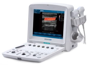 Échographe vétérinaire portable Edan U50 VET, échographe Doppler couleur pour la gestation animale et les hôpitaux vétérinaires - Product Image 4