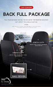 Housse de siège de voiture universelle, housses de siège automobile respirantes et imperméables en similicuir pour voitures SUV berline - Product Image 3