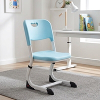 Ensemble bureau et chaise ergonomiques durables pour étudiants, réglables en hauteur, mobilier scolaire, table individuelle pour centre de formation