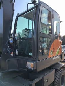 Excavatrice sur chenilles hydraulique Doosan DX60W d'occasion, 6 tonnes, moteur, boîte de vitesses, PLC, modèle 2024, faible nombre d'heures de fonctionnement, certifiée EPA CE - Product Image 2