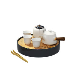 ชุดกาแ<span class=keywords><strong>ฟ</strong></span>และ<span class=keywords><strong>ชา</strong></span>สำหรับเดิน<span class=keywords><strong>ท</strong></span>าง Heaidea สไตล์จีนใหม่ ชุดกาน้ำ<span class=keywords><strong>ชา</strong></span>และถ้วยชาห้าชิ้น จัดระเบียบอย่างดี ของขวัญชา H-7019 - Product Image 1