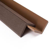 Revêtements muraux et de terrasse modernes en WPC pour extérieur, panneaux d'angle en L pour revêtement mural, matériau composite bois-plastique durable