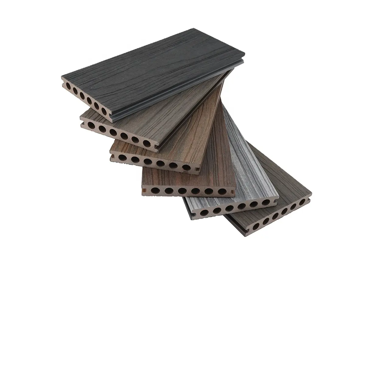 Planche de plancher exceptionnelle en bois et plastique composite pour l'extérieur