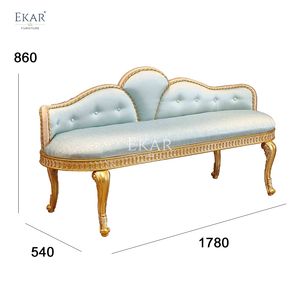 Sillón barroco elegante de nuevo diseño: muebles de sala de estar de lujo, silla cómoda y elegante - Product Image 6