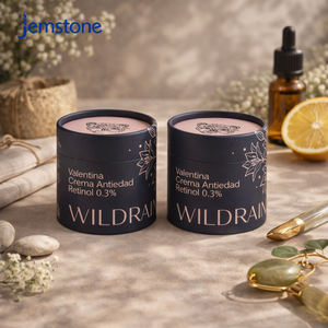 Tubo de Cartón Kraft Reciclable de Alta Gama para Crema Facial, Polvo Suelto, Aceite Esencial, Cilindro para Perfume - Product Image 2