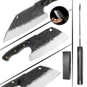 <span class=keywords><strong>Cuchillo</strong></span> de carnicero de 7 pulgadas, <span class=keywords><strong>cuchillo</strong></span> de carnicero forjado hecho a mano, cuchillos de utilidad <span class=keywords><strong>para</strong></span> cocinar caza, herramientas <span class=keywords><strong>para</strong></span> <span class=keywords><strong>filetear</strong></span> <span class=keywords><strong>carne</strong></span> y verduras - Product Image 4
