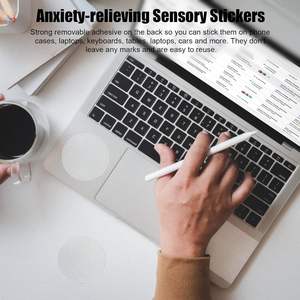 Autocollants sensoriels rugueux tactiles texturés translucides <span class=keywords><strong>Anti</strong></span>-<span class=keywords><strong>Stress</strong></span> calme anxiété autocollants sensoriels pour salle de classe de bureau - Product Image 5