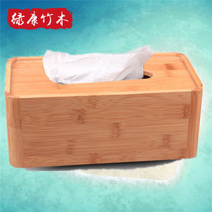 <b>Bamboo</b> Tissue Box Large Storage For Home Living Room Coffee <b>Table</b> - Product Image 3