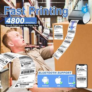 फोमो डी520-बीटी 4x6 डायरेक्ट थर्मल प्रिंटर लेबल बारकोड ड्रॉपशीपिंग वायरलेस मोबाइल फोन होम बिजनेस शिपिंग लेबल प्रिंटर - Product Image 2