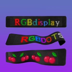 LED Auto Teufel Augen RGB Licht flexible LED-Anzeige Bildschirm App-Steuerung benutzer definierte Wörter Animation Bild Anzeige weiche LED-Fenster Zeichen - Product Image 6