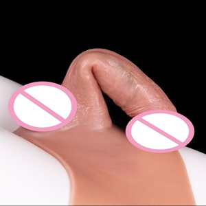 SXXY Silicone Extender Pants Harness for Men Penis Enlargement Extender Enhancer Delay Ejaculation Hollow <b>Dildo</b> Pants - Product Image 5