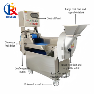 Hiệu quả cao rau cắt và dicing Máy gốc Rau Chopper Máy cắt bắp cải Shredder Máy cắt - Product Image 4