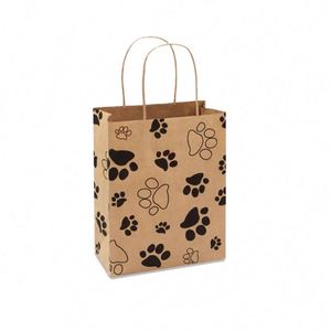 Bolsa de Papel Kraft Marrón Promocional con Logotipo Personalizado para Empacar Comestibles, Pizza, Ropa y Otros Artículos - Product Image 3