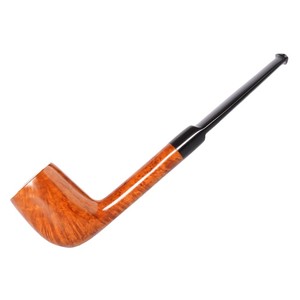 Muxiang Tobacco Pipe Straight Type 3mm Flue Vulcanized Rubber Mouthpiece Billiards Pipe - Product Image 5