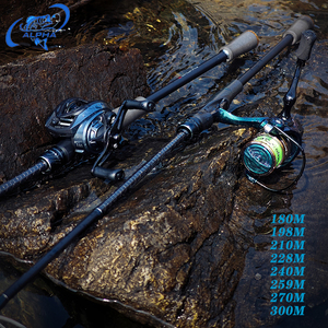 <span class=keywords><strong>Canne</strong></span> à pêche ultralégère en fibre de carbone ALPHA 1.8-3.0m M Power avec poignée en EVA et liège, pour lancer longue distance/<span class=keywords><strong>Canne</strong></span> à ressort pour eau douce - Product Image 1