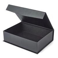 Boîte magnétique rigide en carton recyclable sur mesure, doublée de velours, coins arrondis, emballage avec logo, boîte cadeau magnétique pliable de luxe