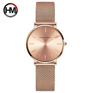 Hannah Martin CB36 <b>Ladies</b> Quartz Sport Watch Waterproof Minimalist Business Design 18mm Alloy Case Cheap Price for Women - Product Image 2