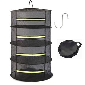 Mesh Hanging Dry <b>Net</b> for Drying Herbs Beans Flowers Food Plants Fish Grow Veg Bud Dry <b>Net</b> With Zipper - Product Image 2