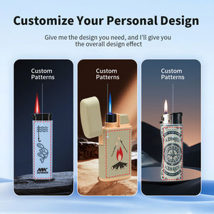 Ustom-encendedor electrónico a prueba de viento, encendedor de llama a prueba de viento, venta al por mayor - Product Image 4