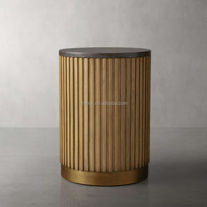 Felly materiale misto pietra Top di lusso <span class=keywords><strong>tavolino</strong></span> da salotto decorazione piedistallo <span class=keywords><strong>tavolino</strong></span> da caffè per <span class=keywords><strong>piante</strong></span> - Product Image 3