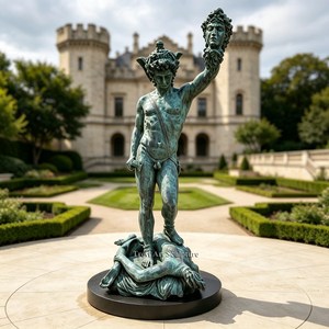 <span class=keywords><strong>Estatua</strong></span> Grande <span class=keywords><strong>de</strong></span> Perseo en Bronce con Cabeza <span class=keywords><strong>de</strong></span> <span class=keywords><strong>Medusa</strong></span>, Mitología Griega Antigua, Escultura Personalizada <span class=keywords><strong>de</strong></span> Tamaño Real para Plaza, Jardín o Museo - Product Image 5
