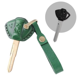 Hotsale เคสกุญแจหนังแท้ Fob,พวงกุญแจสำหรับรถจักรยานยนต์ซูซูกิมอเตอร์พวงกุญแจฝาครอบอุปกรณ์เสริม - Product Image 5