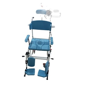 OEM Wheeled <b>Commode</b> Chair With Shower Mobility Toilet Bath Seat For Elderly Care 250 Kg Capacity <b>Portable</b> Modern Plastic - Product Image 5