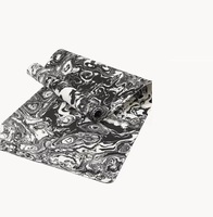 Tapis de yoga 6 mm pour entraînement intérieur, écologique en TPE, avec logo personnalisé, effet tie-dye, texture marbrée