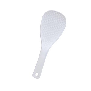 Juego de cucharas para arroz, espátula de plástico antiadherente para olla arrocera, cuchara para servir, material PP de color sólido - Product Image 3