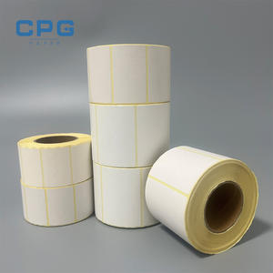 Rollo de Papel Térmico para Etiquetas de Alta Calidad, Personalizado de Fábrica, al por Mayor, Impermeable, Libre de BPA, Etiquetas de Código de Barras para Logística - Product Image 1