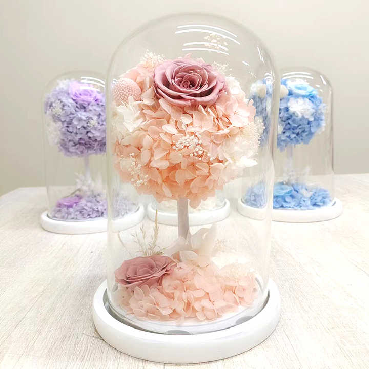 Otuo 40 Preserved Real Roses In Suede Box - Lasts Up To 3 Years, Blue, For Valentine's Day, Mother’s Day, Birthday