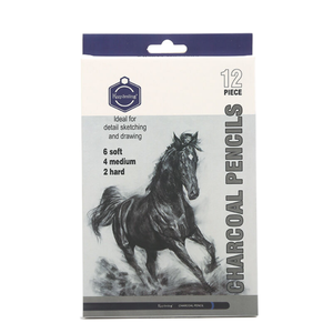 Keep Smiling Art Supplies Set di 12 Matite a Carboncino Professionali <span class=keywords><strong>per</strong></span> Schizzi e Disegni Artistici - Product Image 4