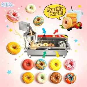 Nouvelle machine à mini-beignets électriques entièrement automatique avec garniture lait, fruits et noix, facile à utiliser pour les boulangeries - Product Image 3
