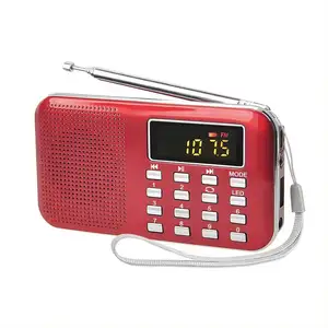 CJ89 Météo d'urgence Manivelle solaire Dynamo LED Poche Dab NOAA AM FM SW WB Lampe de poche Radio Solaire Manivelle Radios AM FM