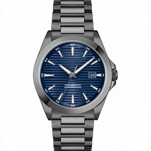 Montre mécanique de luxe pour homme 42 mm en acier inoxydable 316L, mouvement automatique 8215, étanche 5 ATM, bracelet en silicone - Product Image 4