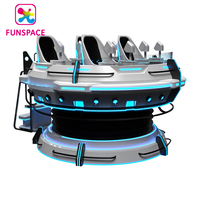 Funspaces Vr/Ar/Mr Equipo Máquina de juego Objeto Volador No Identificado VR Parque temático Nave espacial Simulador de vuelo de realidad virtual
