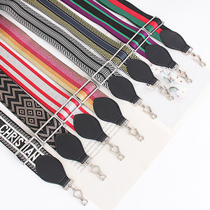 Bolso Bandolera para Mujer, Nuevo Estilo, con <span class=keywords><strong>Correa</strong></span> Ancha de Cuero Ajustable, Diseño de Rayas Coloridas - Product Image 4