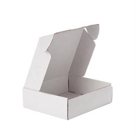 Caja Plegable de Cartón Corrugado Kraft Marrón Reciclado y Ecológico para Envíos Postales con Logotipo Personalizado