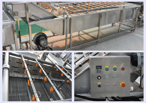 <span class=keywords><strong>Lavadora</strong></span> Automática de Frutas y Verduras <span class=keywords><strong>con</strong></span> Burbujas, Limpiadora de Lechuga y Camarones <span class=keywords><strong>con</strong></span> Rociado Superior de Agua - Product Image 5