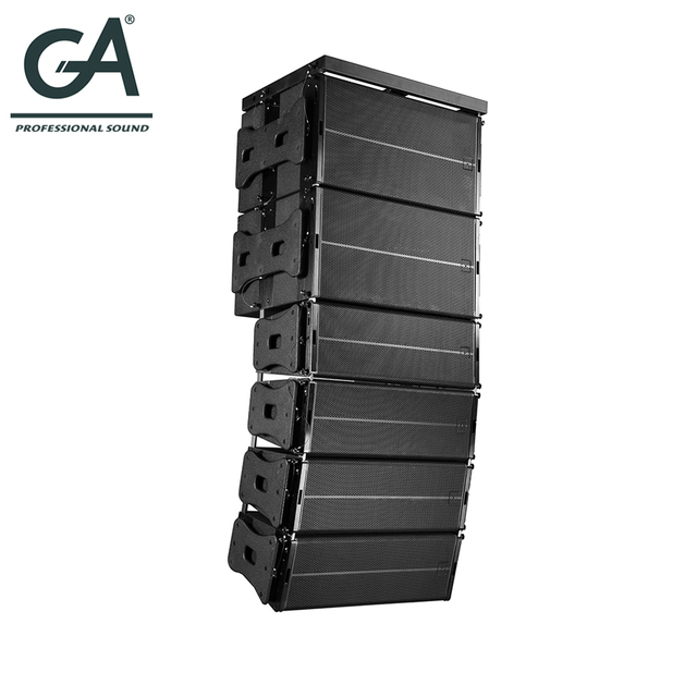 Amplifier Audio Dual 12 Inch Line Array Speaker Outdoor Activity