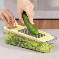 Ensemble de trancheuses d'oignons légumes multifonctions à 5 lames pratiques pour la cuisine