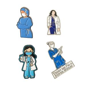 เข็มกลัดรูปหูฟังแพทย์ สำหรับพยาบาล แพทย์ นักศึกษาแพทย์ ติดเสื้อ กระเป๋า ผู้หญิง ผู้ชาย - Product Image 4