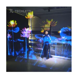 3D-holografische Mesh-Projectie Voor Elk Installatieontwerp Maximale Transparantie En Onzichtbaarheid Van Het Scherm